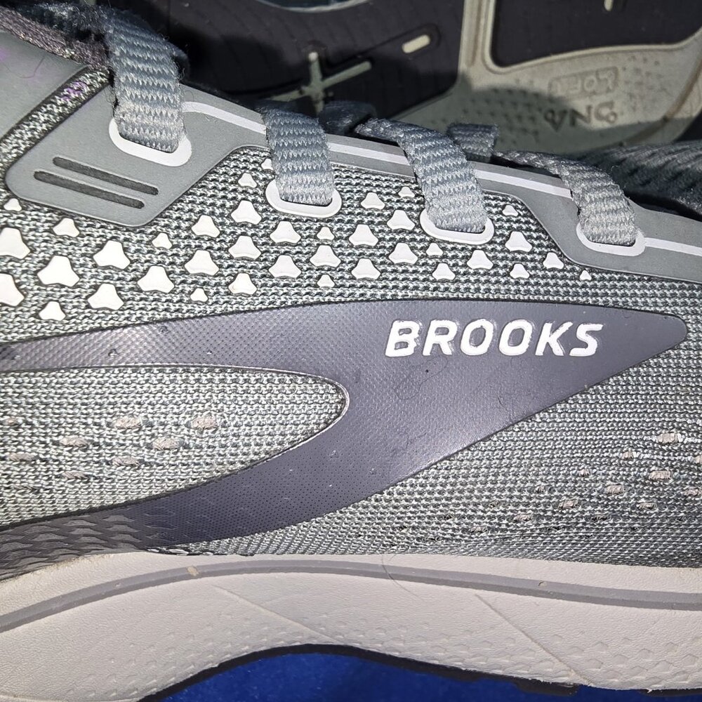 Brooks Ghost 14 Gray Alloy Men's 11.5 See Photos Good Used Condition G14 Grey - Picture 9 of 10